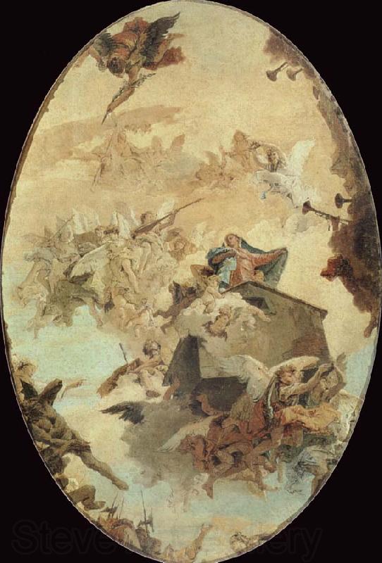 Giovanni Battista Tiepolo Miracle of the Holy House of Loreto